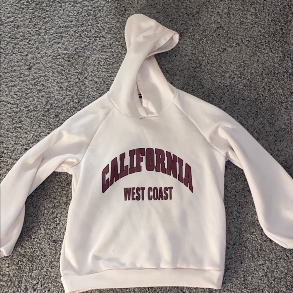 Small • Tan - California SHEIN Hoodie Throwover